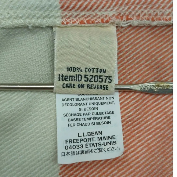 L.L.Bean Women's Soft-Brushed Flannel Shirt Jacket with Pockets Plaid XS - Picture 11 of 12